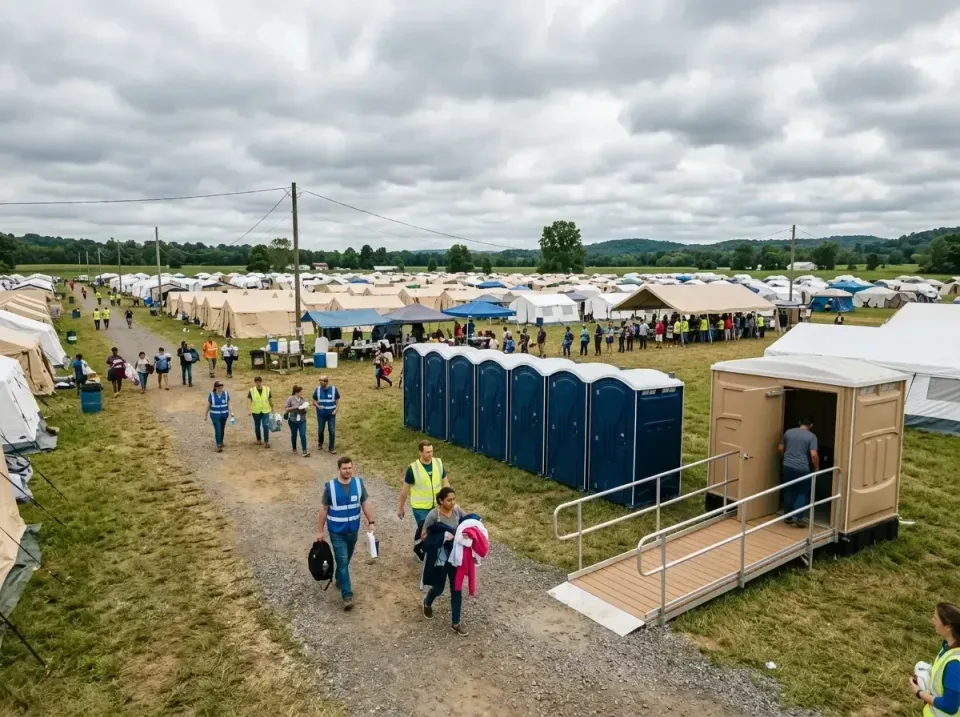 disaster-relief-camp-restrooms-010 — frequently asked questions, Dumpster & Portable Bathrooms Rental in Pontoon Beach, IL
